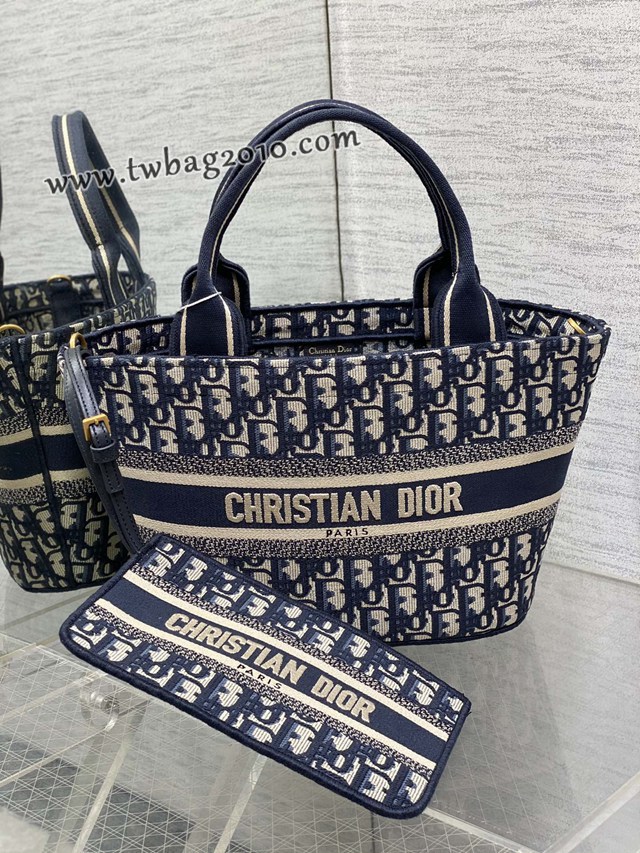Dior专柜新款迪奥顶级原单圣诞菜篮子渐变刺绣手提女包 djfk1064